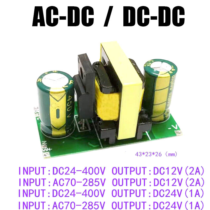 Dc Power Supply Variable - 36W 24V AC/DC ke DC Buck