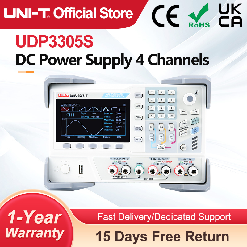 Dc Power Supply Variable - UNI-T Catu Daya DC Dapat Diprogram