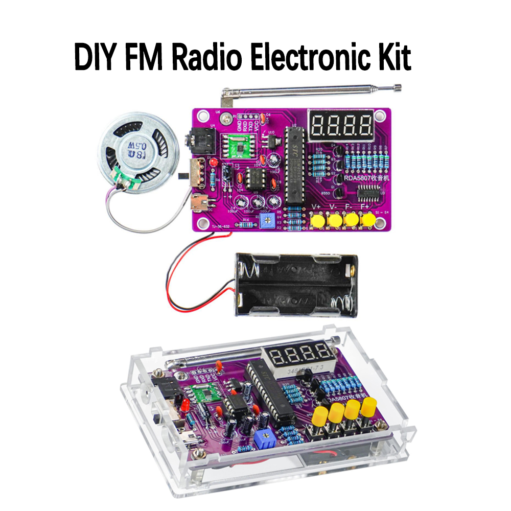 Diy Projects With Electronics - Kit Elektronik Radio FM DIY 87-108MHz