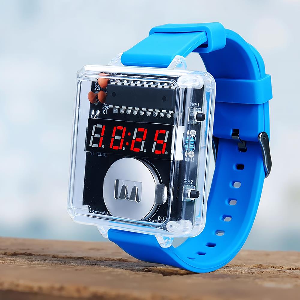 Diy Electronics For Adults - Kit Jam Tangan Elektronik DIY LED
