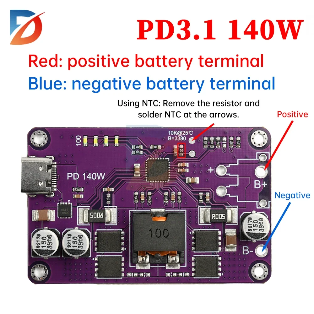 Diy Electronics For Adults - Modul Pengisian Daya Cepat PD3.1 Hingga