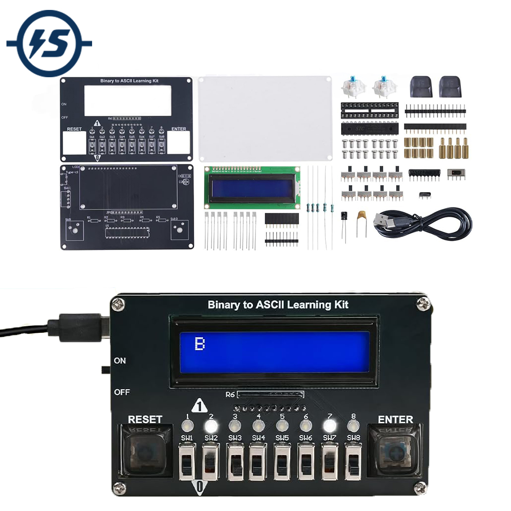 Diy Electronics Projects For Adults - Kit Elektronik Pemancar Kode ASCII Biner