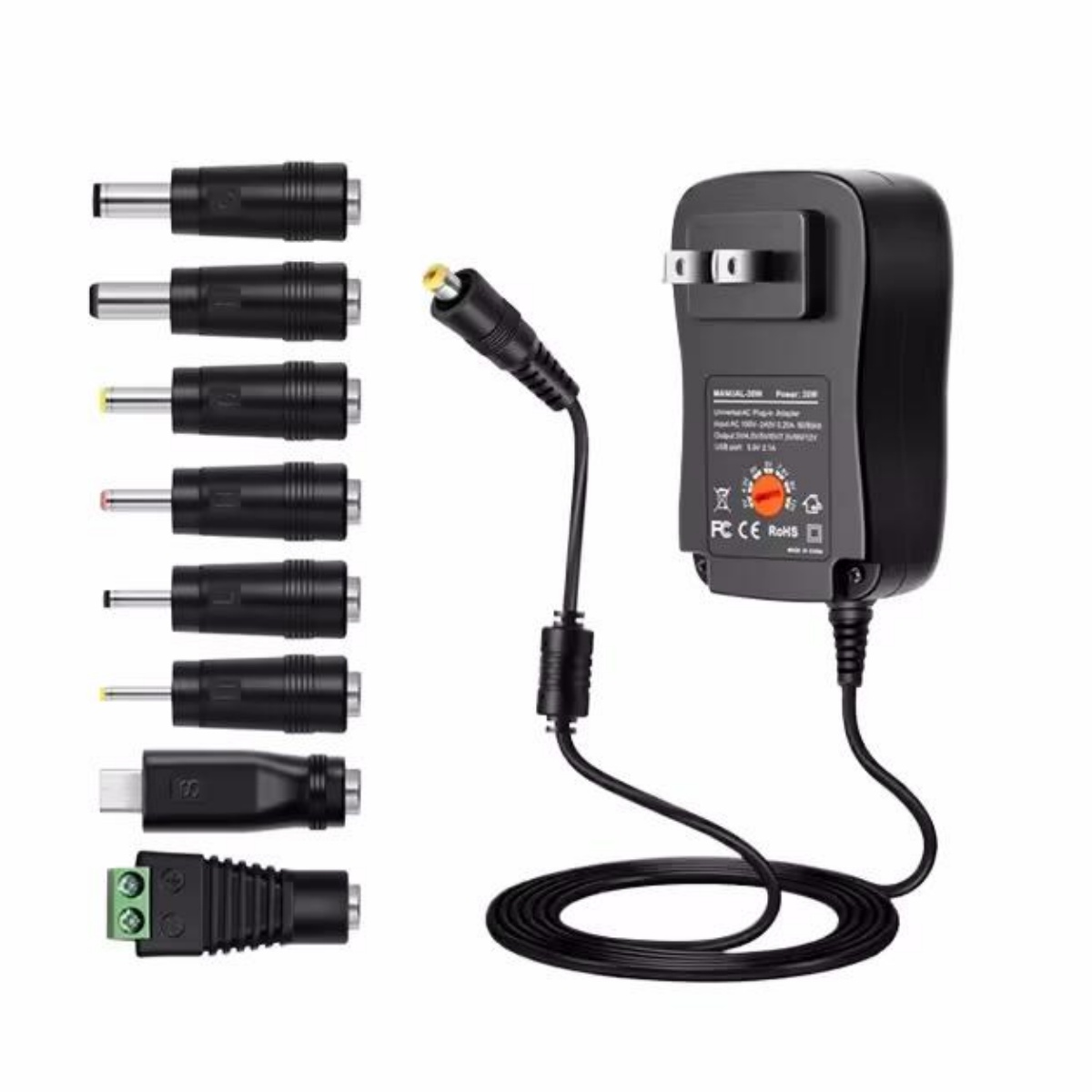 Adaptor Daya Universal 30W Teg - Dc Power Supply Variable ulasan dan harga
