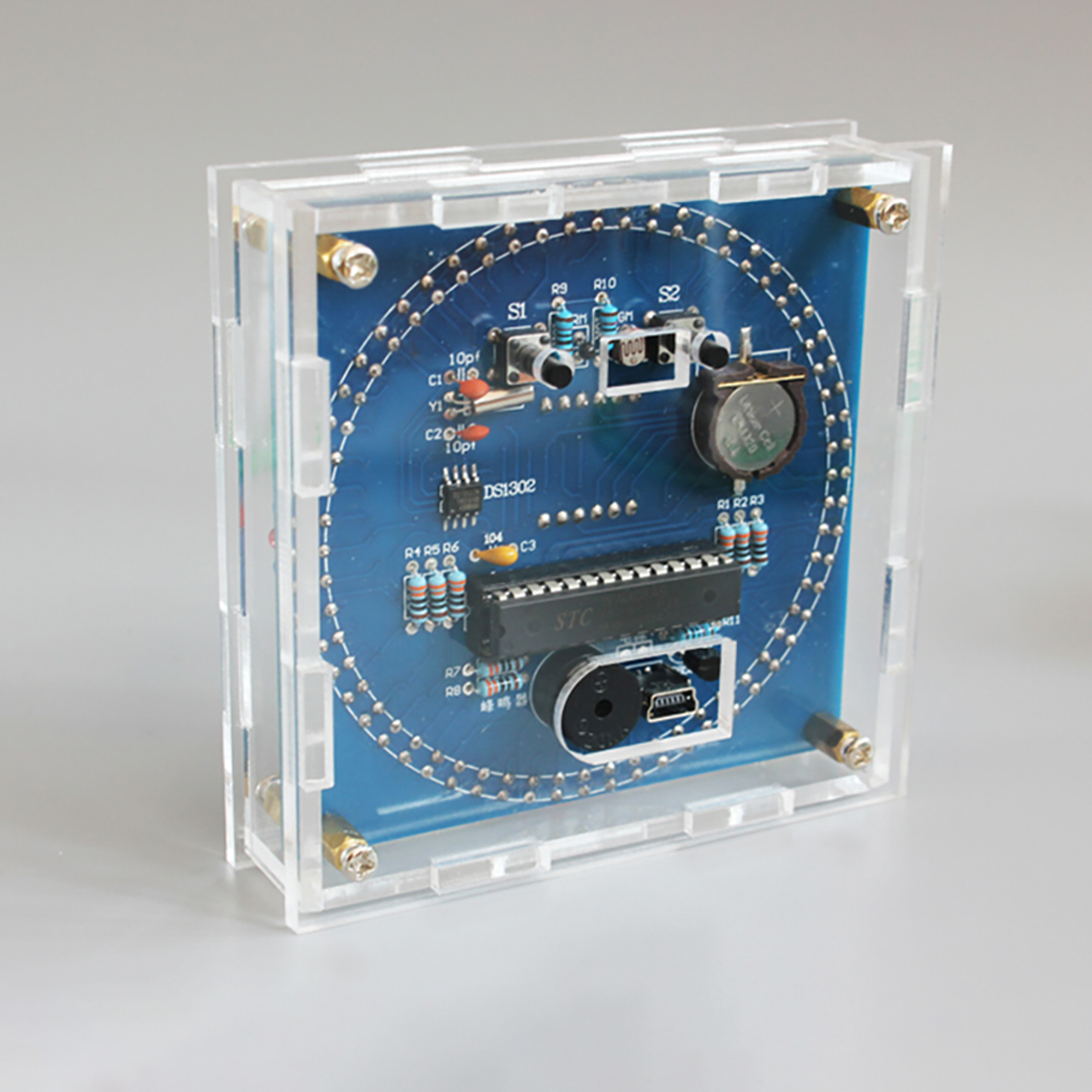Kit Jam Elektronik LED DIY Ber - Diy Electronics For Adults ulasan dan harga