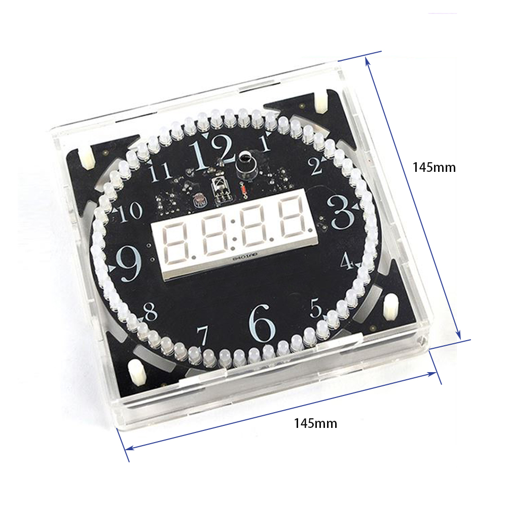 Kit jam elektronik DIY 14,5*14 - Diy Electronics Projects For Adults ulasan dan harga