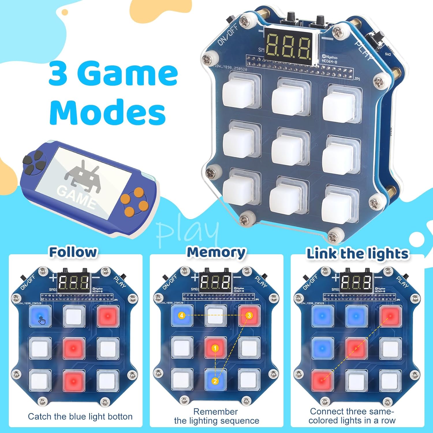 Kit Proyek Penyolderan Game El - Diy Electronics Projects For Adults ulasan dan harga