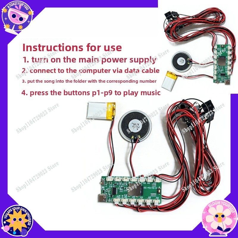 Modul dinding musik terlaris d - Diy Electronics To Sell ulasan dan harga