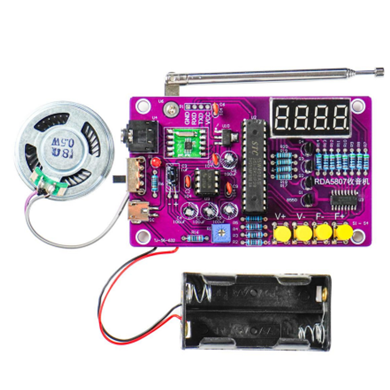 Kit Elektronik Radio FM DIY 87 - Diy Projects With Electronics ulasan dan harga