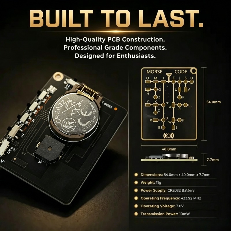 Kartu Pelatihan Kode Morse Pro - Diy Electronics Projects For Adults ulasan dan harga