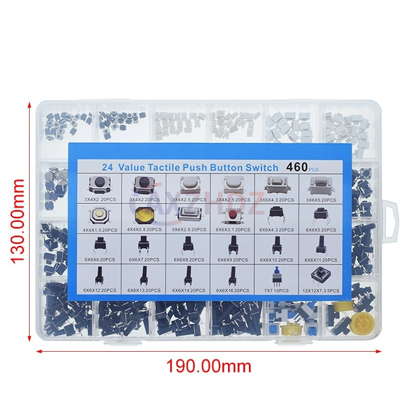 460 Buah 24 Nilai Sakelar Tomb - Diy Electronics For Adults ulasan dan harga