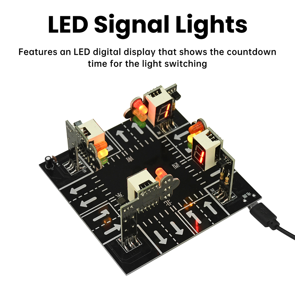 Kit Simulator Lampu Lalu Linta - Diy Electronics Projects For Adults ulasan dan harga