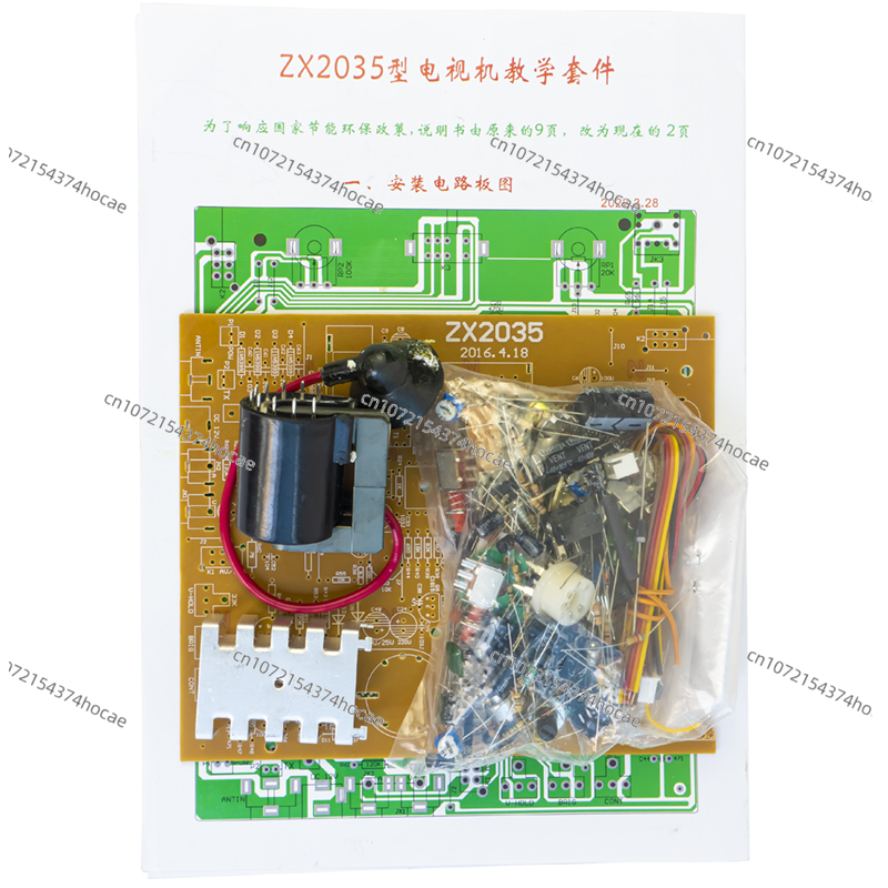 ZX2035 5.5 Inci TV Hitam dan P - Diy Electronics Kits ulasan dan harga