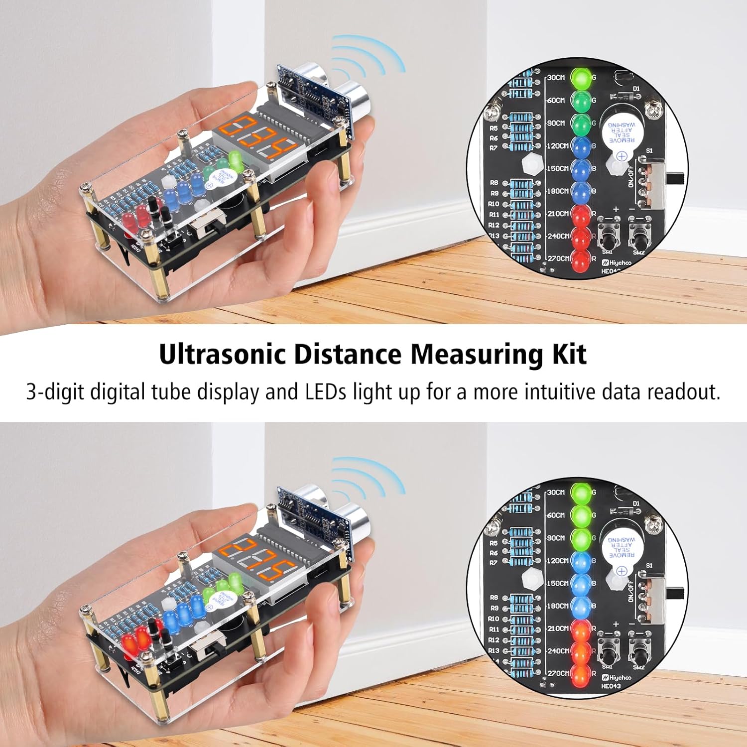 Kit Alarm Jarak Ultrasonik DIY - Diy Electronics For Adults ulasan dan harga