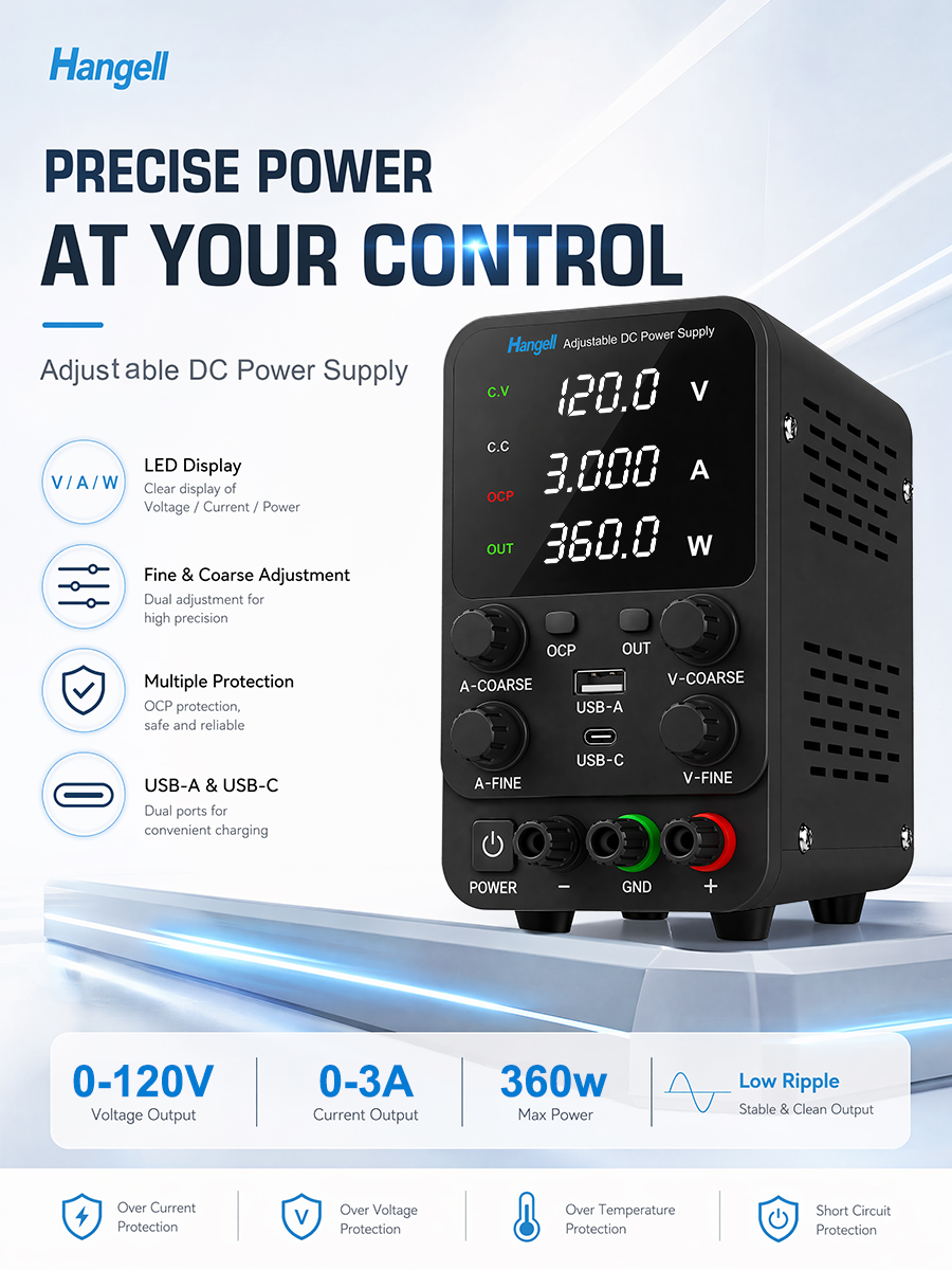 Catu Daya Laboratorium DC 120V - Dc Power Supply Variable ulasan dan harga