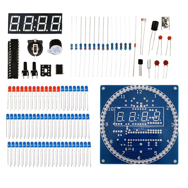 Jam Kontrol Lampu LED Kit Las  - Diy Electronics For Adults ulasan dan harga