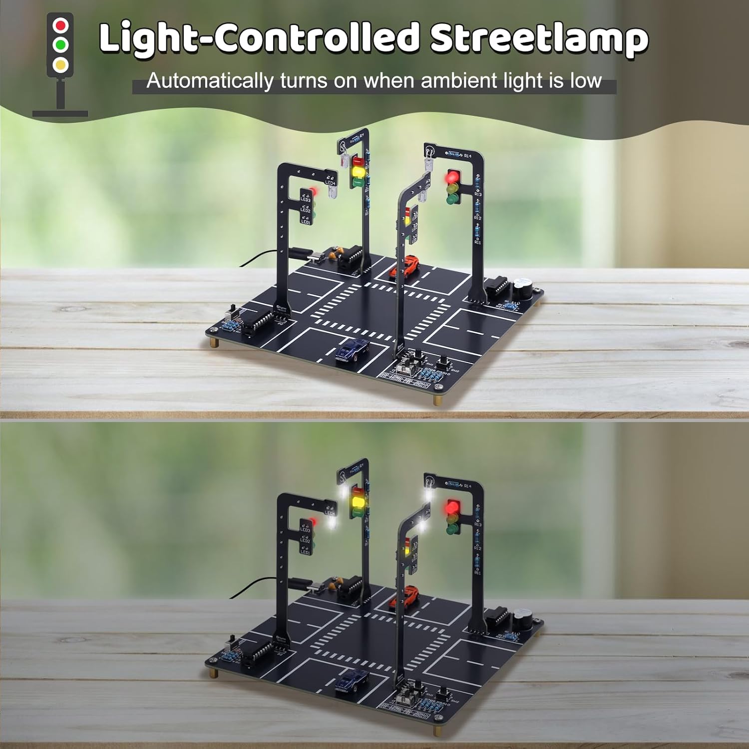 Kit Simulator Lampu Lalu Linta - Diy Electronics Projects For Adults ulasan dan harga