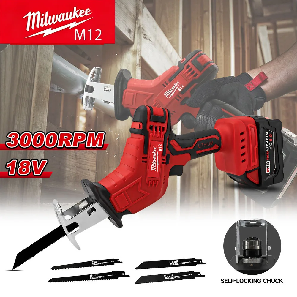 Milwaukee M12 18V Gergaji Reci - Milwaukee Drill Sawzall ulasan dan harga